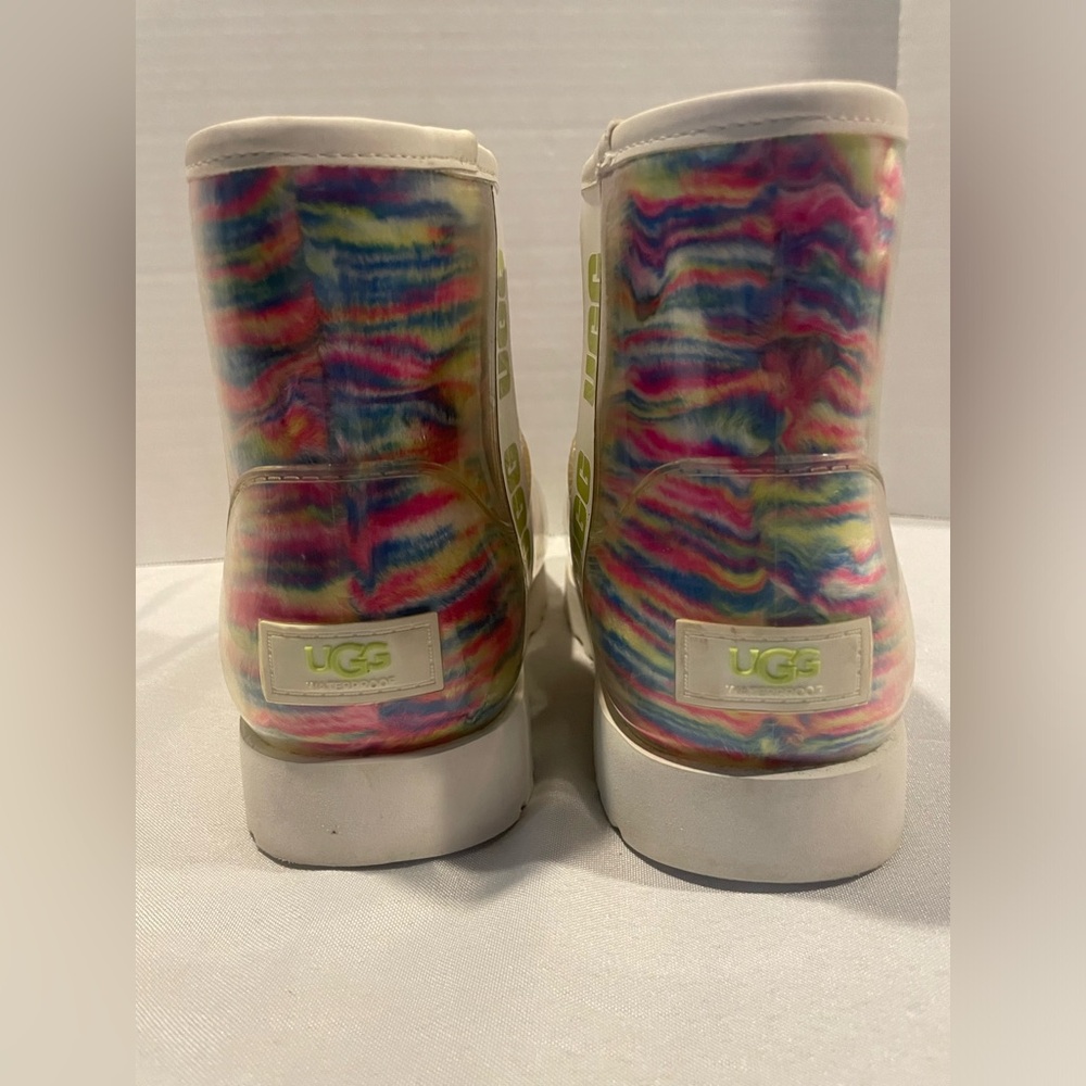 Ugg Classic Clear Mini Pixelate Multicolored Rain… - image 3